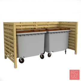 Cobre contenidors doble Turín en Fusta | Pi Autoclau Classe 4